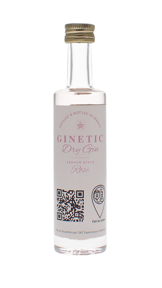 Ginetic dry gin rose - Distillerie des Moisans