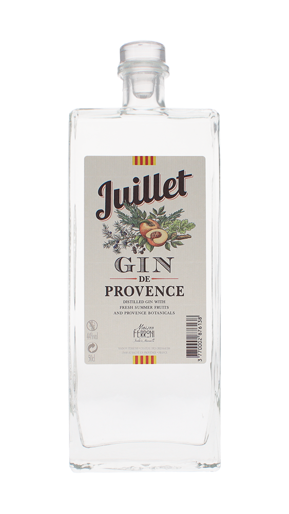 Coffret gamme série Gin Juillet - Gin de Provence - Maison Ferroni