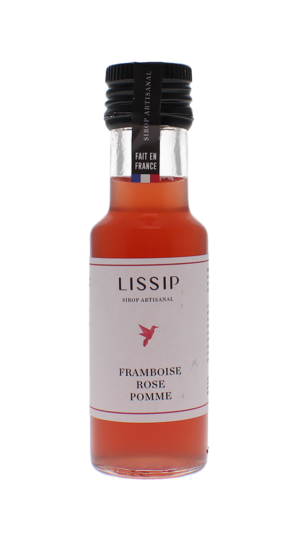 Lissip - Sirop framboise-rose-pomme