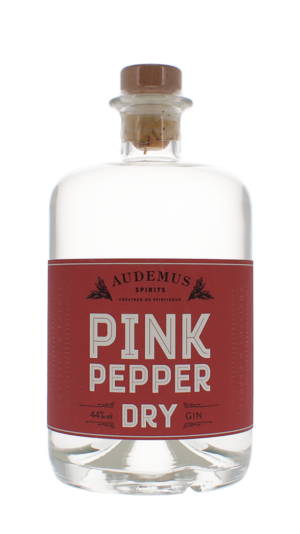Pink pepper dry gin, limité - Audemus spirits