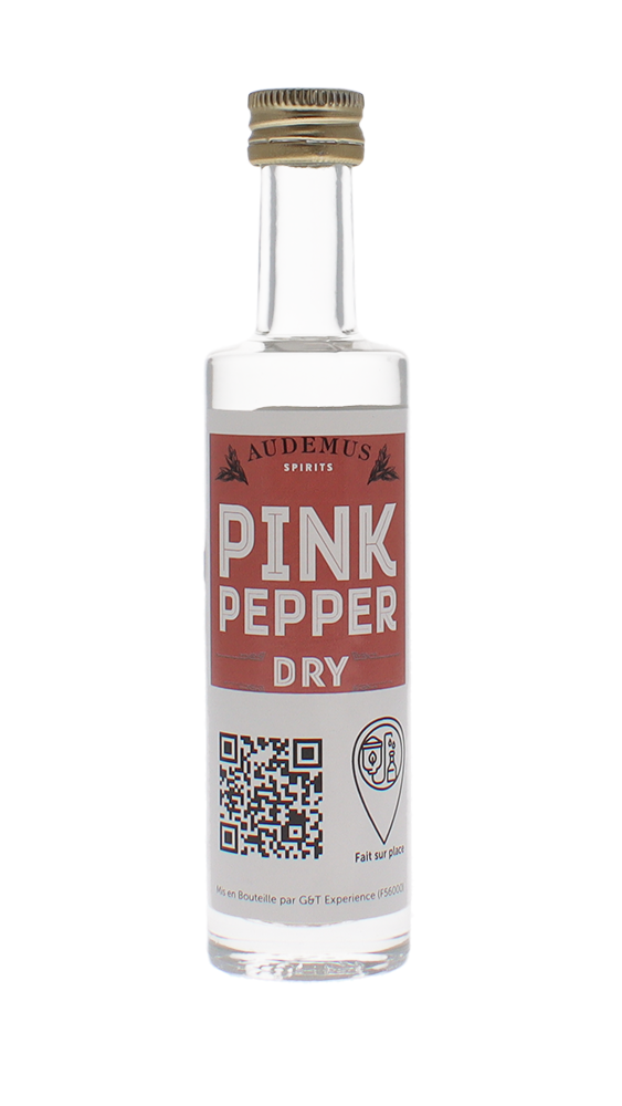 Pink pepper dry gin, limité - Audemus spirits