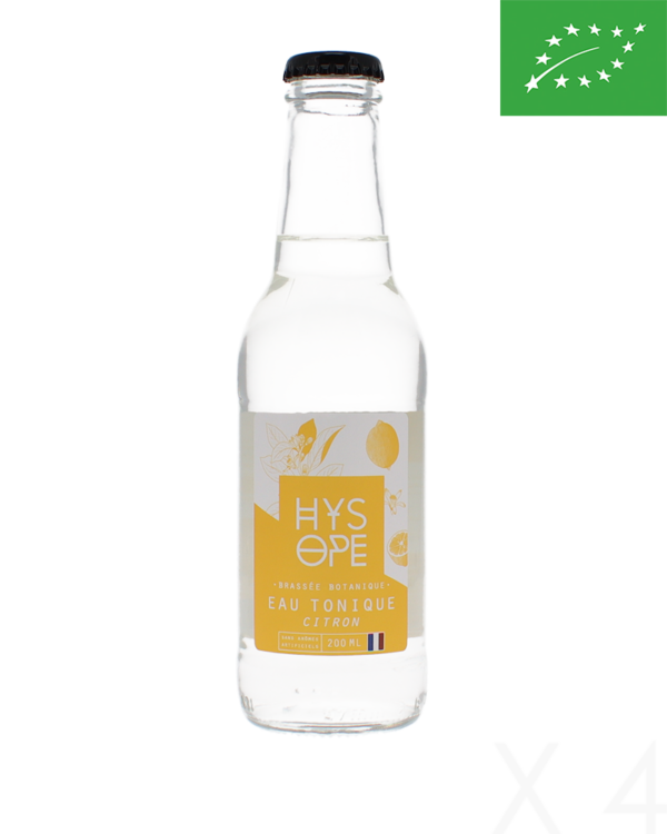 Hysope - Eau tonique citron x4