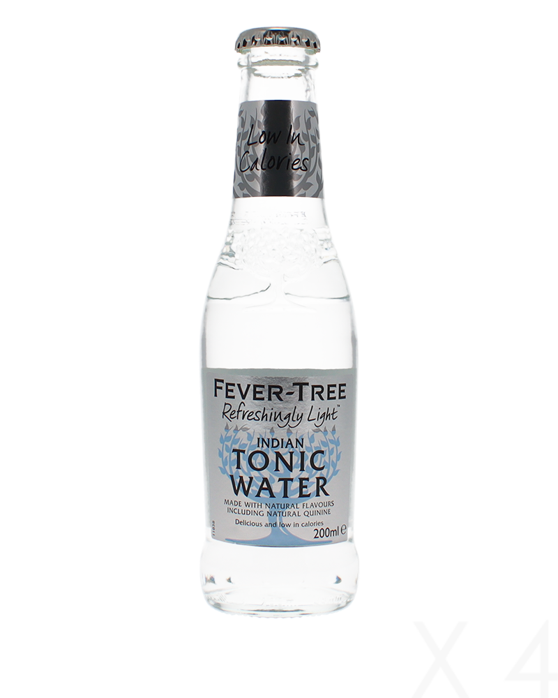 FeverTree Refreshingly light tonic water x4 G&T Experience