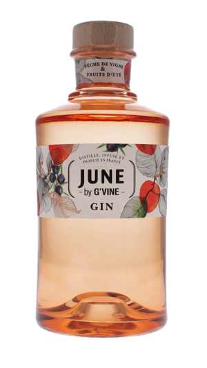 Gin June pêche de vigne - Maison Villevert