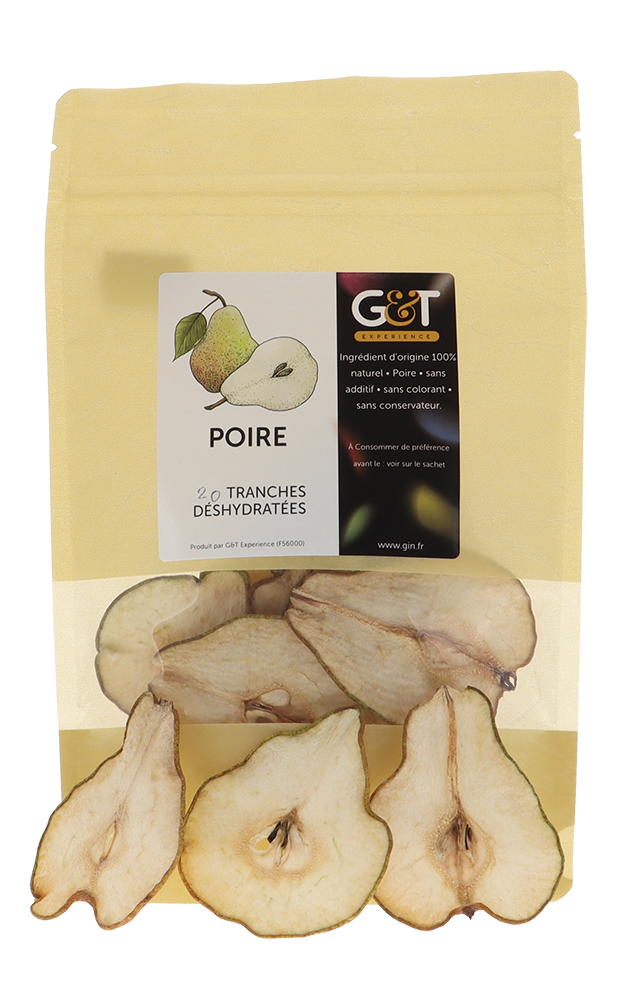 Poires comices déshydratées