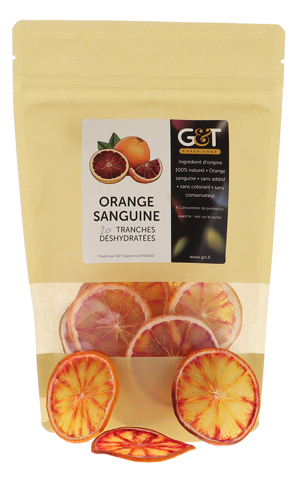 Oranges sanguines déshydratées