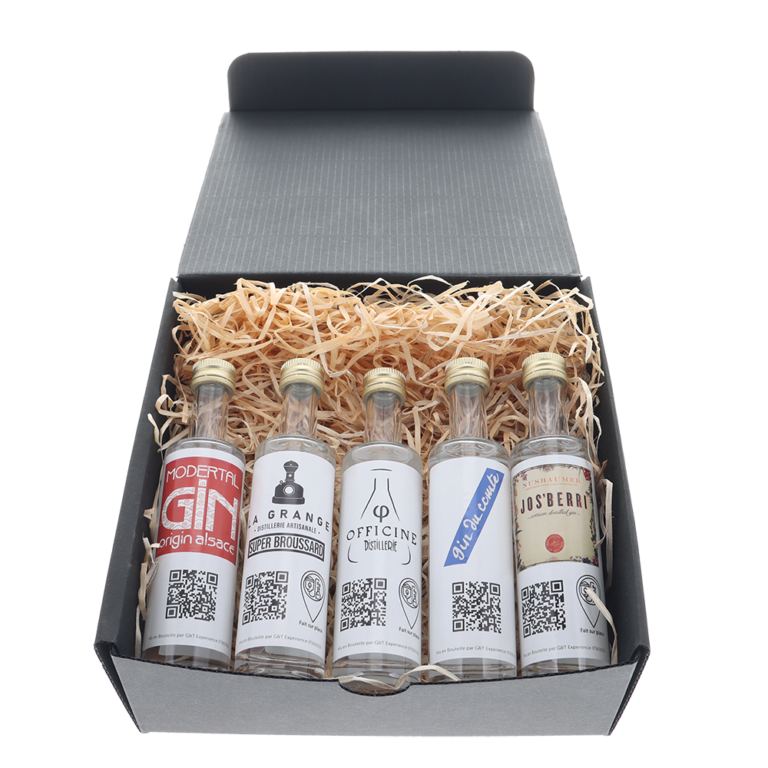 Coffret Découverte Gin Les régionaux Grand Est G&T Experience