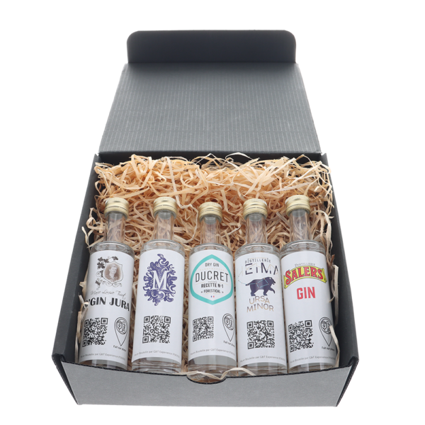 Coffret Découverte Gin Les régionaux : Bourgogne-Franche-Comté