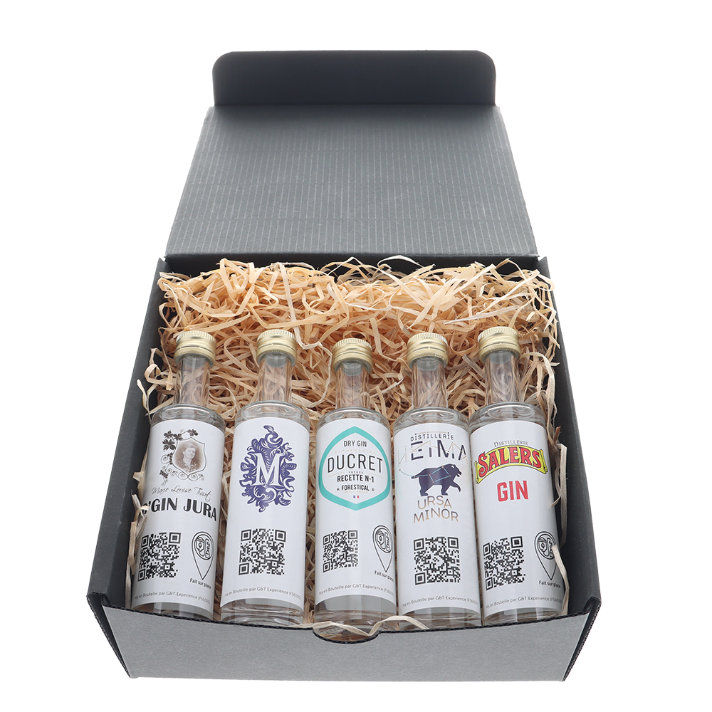 Coffret Découverte Gin Les régionaux : Bourgogne-Franche-Comté