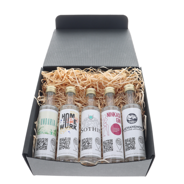 Coffret Découverte Gin Les régionaux : Auvergne-Rhône-Alpes