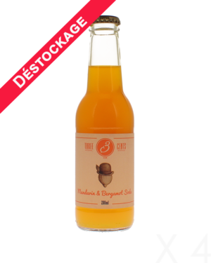 3 cents - Mandarin & Bergamot soda x4
