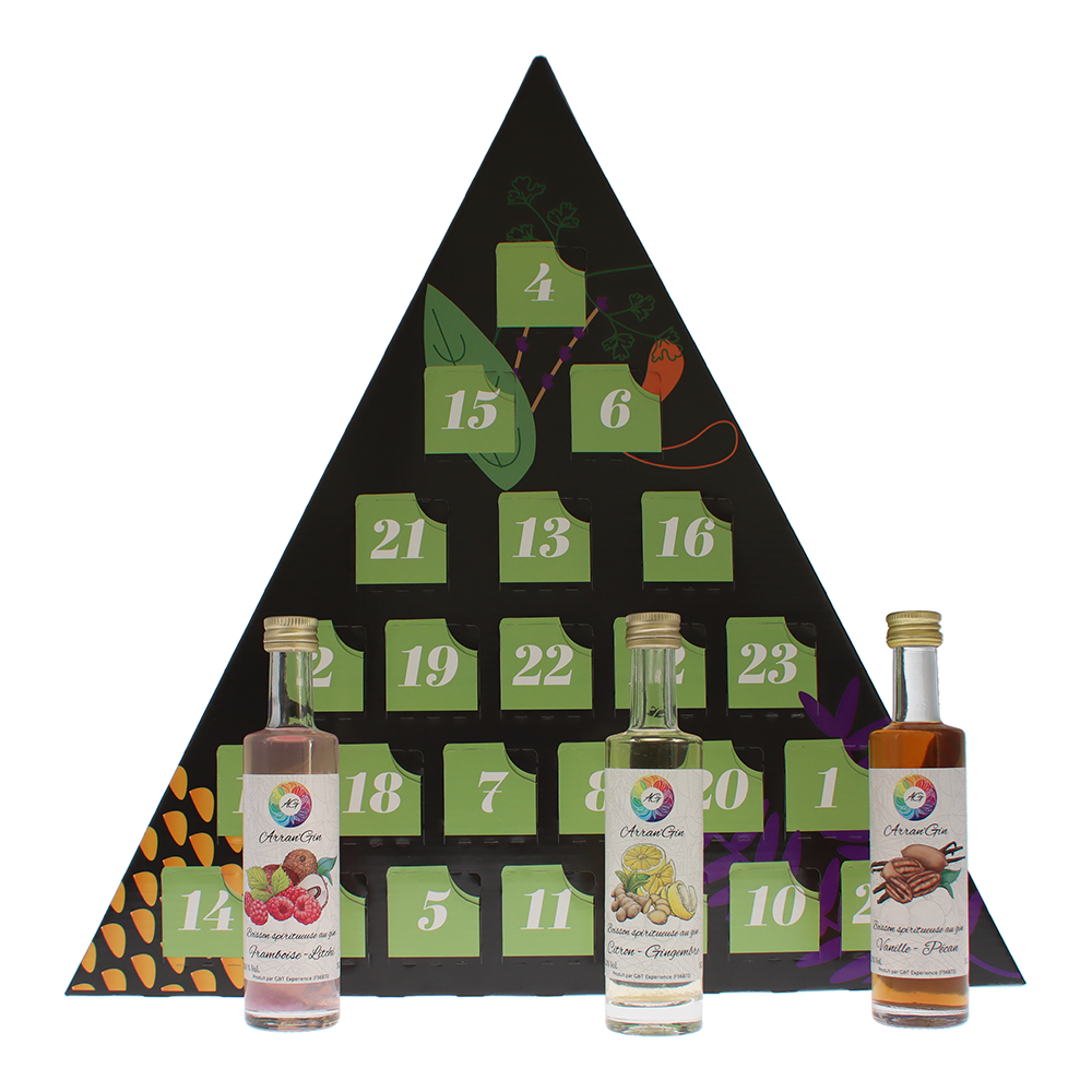 Calendrier de l'Avent Arran'Gin 2025 / Coffret découverte Gin Arrangé Calendrier de l'Avent Arran'Gin 2025 / Coffret découverte Gin Arrangé