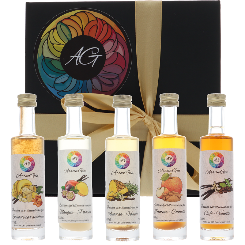 Voyage Exotique : Coffret de Mignonnettes Arran'Gin Voyage Exotique : Coffret de Mignonnettes Arran'Gin